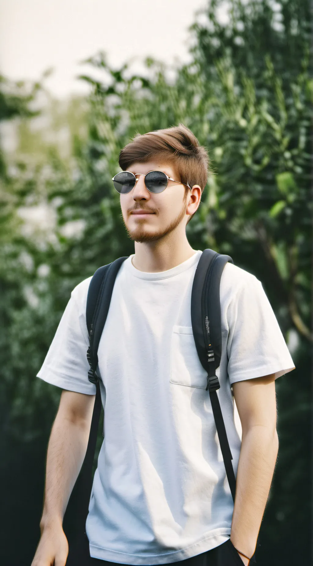 ai character: MrBeast background