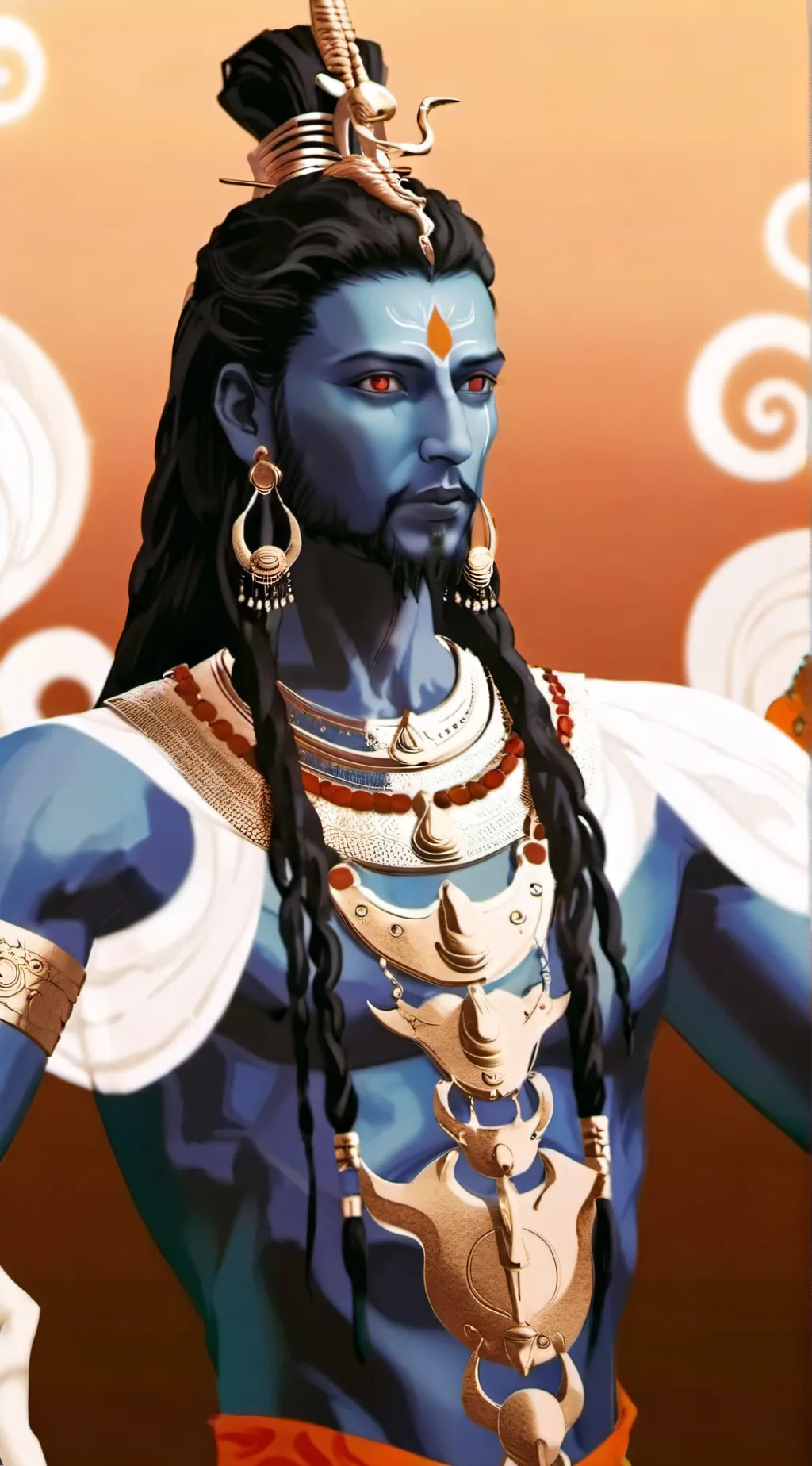 ai character: annunaki god background