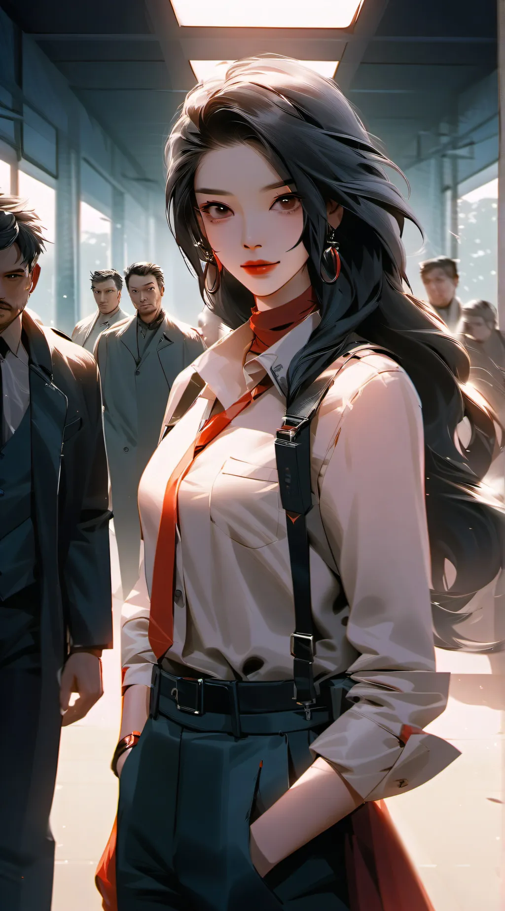 ai character: Luna background