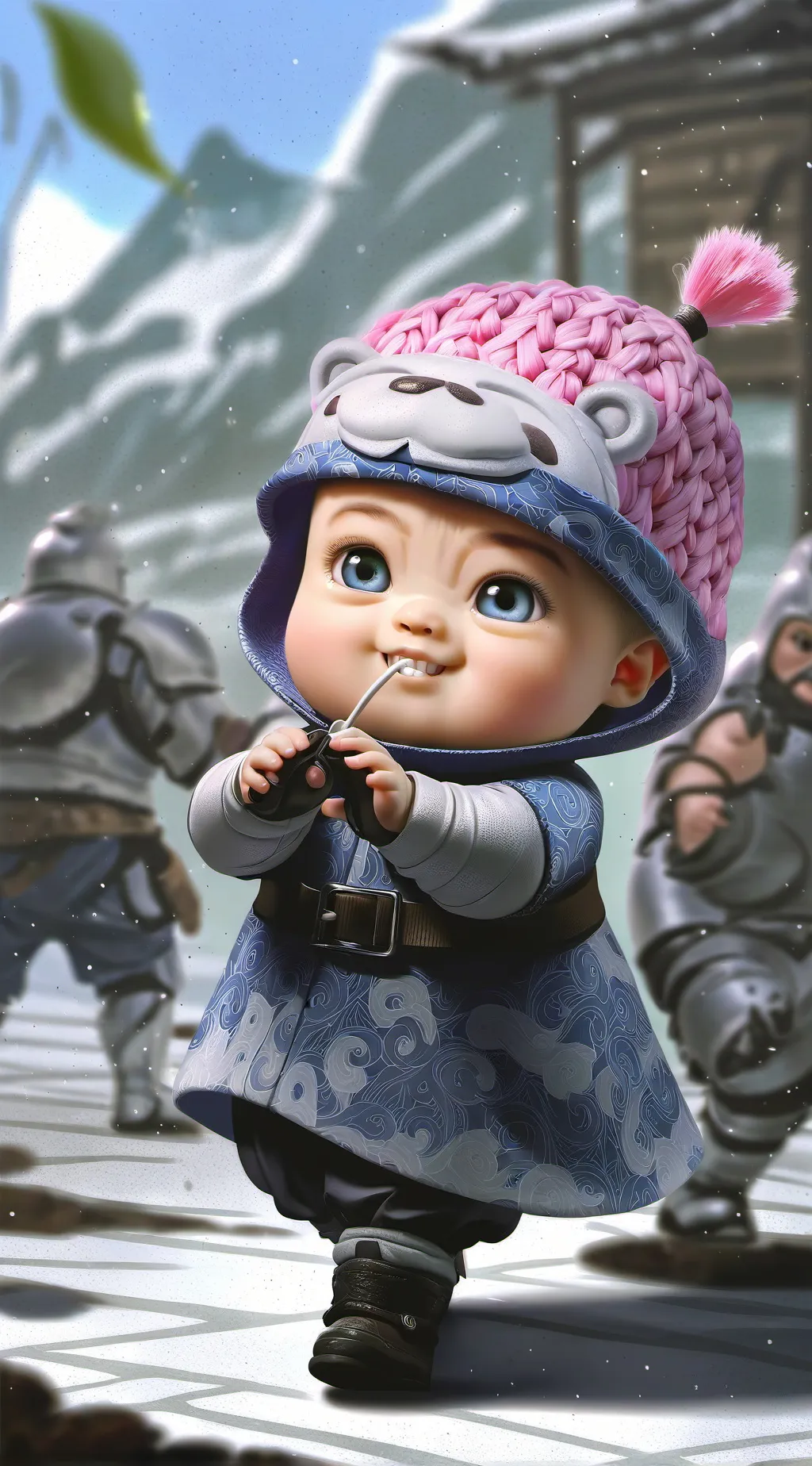 ai character: Baby background