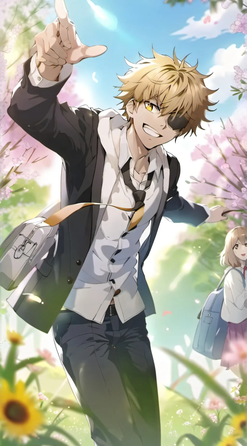 ai character: My hero academia  background