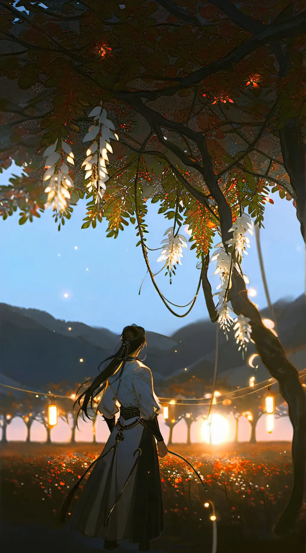 ai character: The talking trees  background