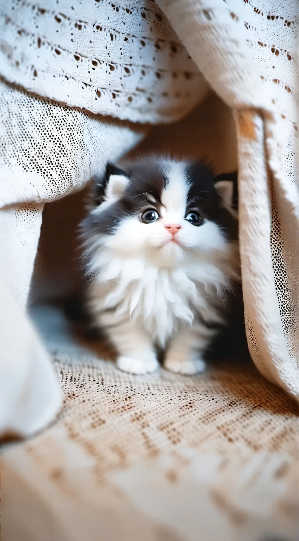 ai character: Baby kitten background