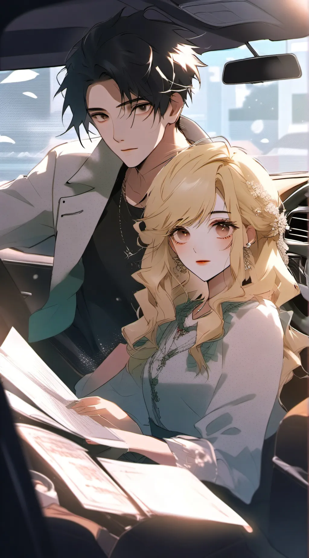 ai character: Michael and Lilah background