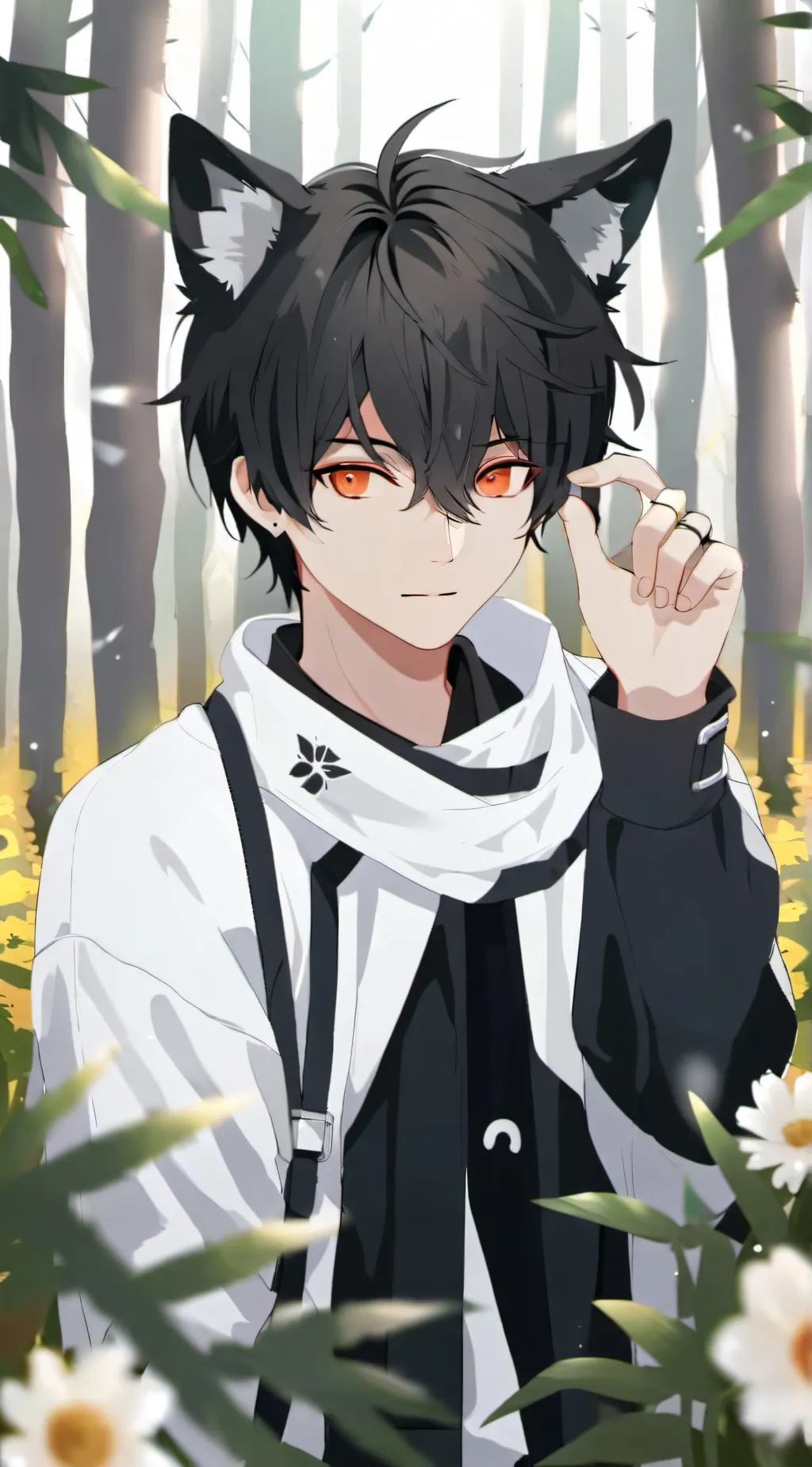 ai character: Ash background