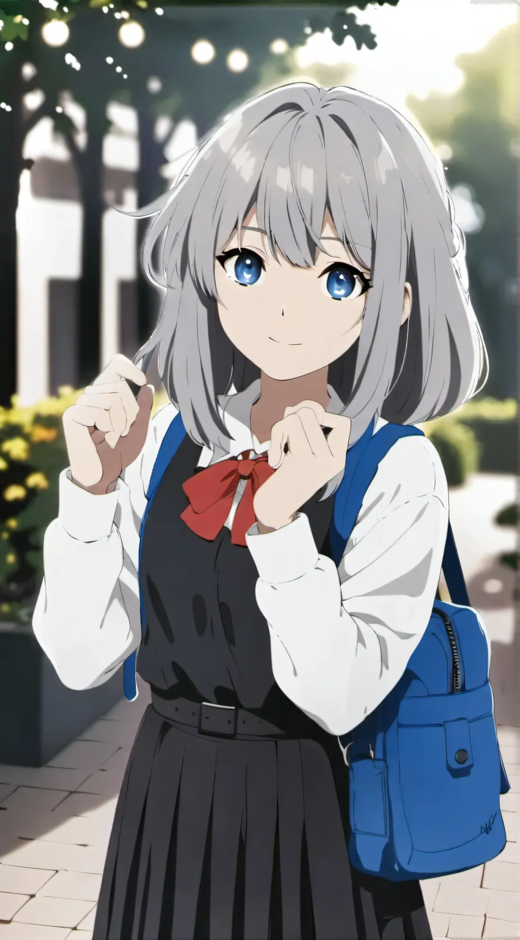 ai character: Luna background