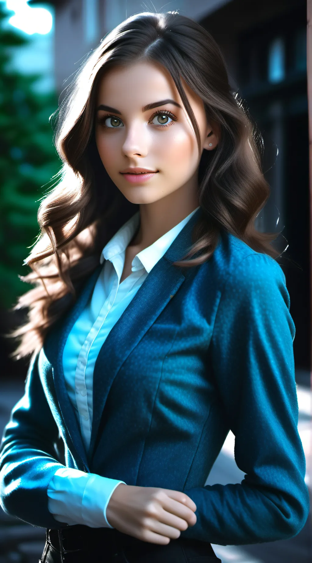 ai character: School  background