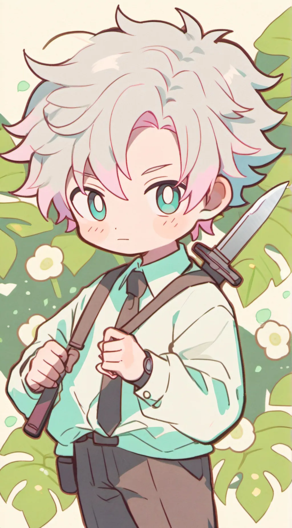 ai character: derik background