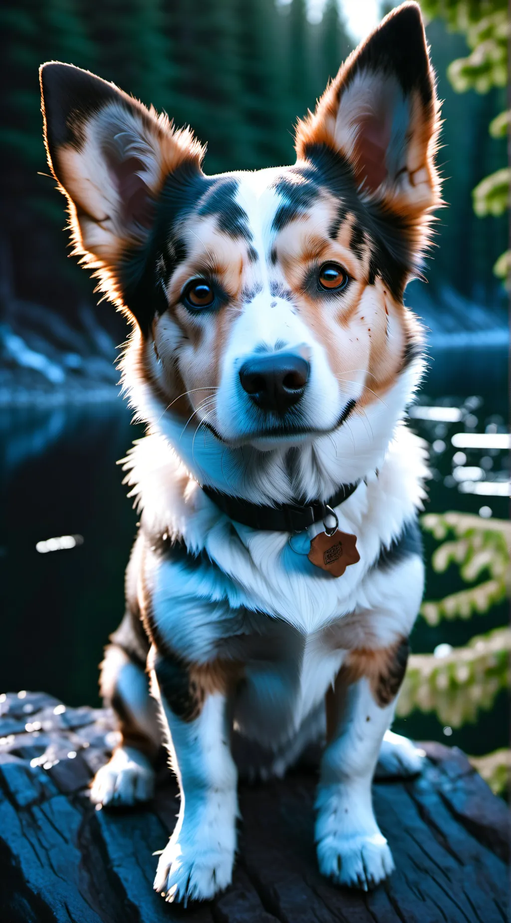 ai character: A dog named sophie background