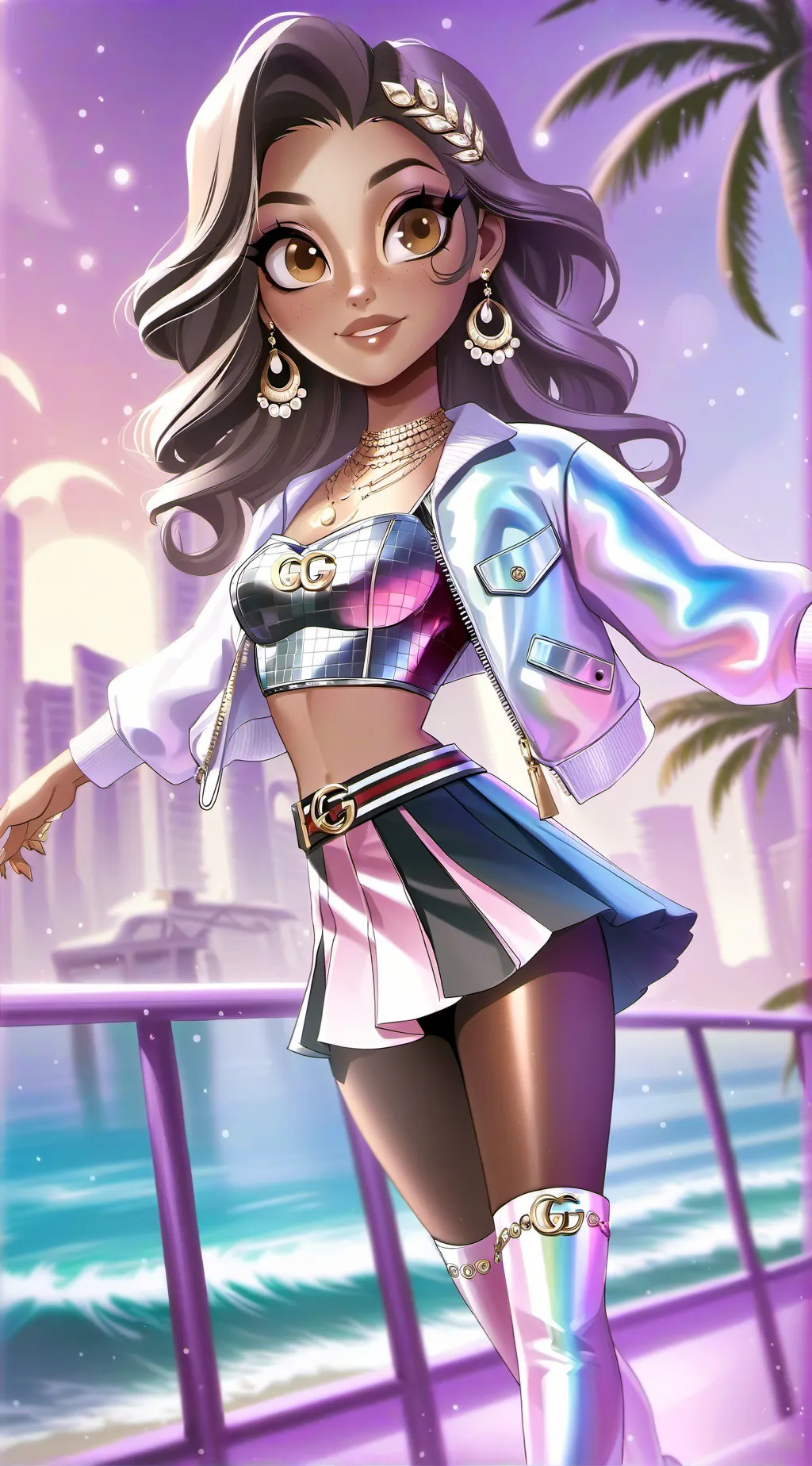 ai character: Nero background