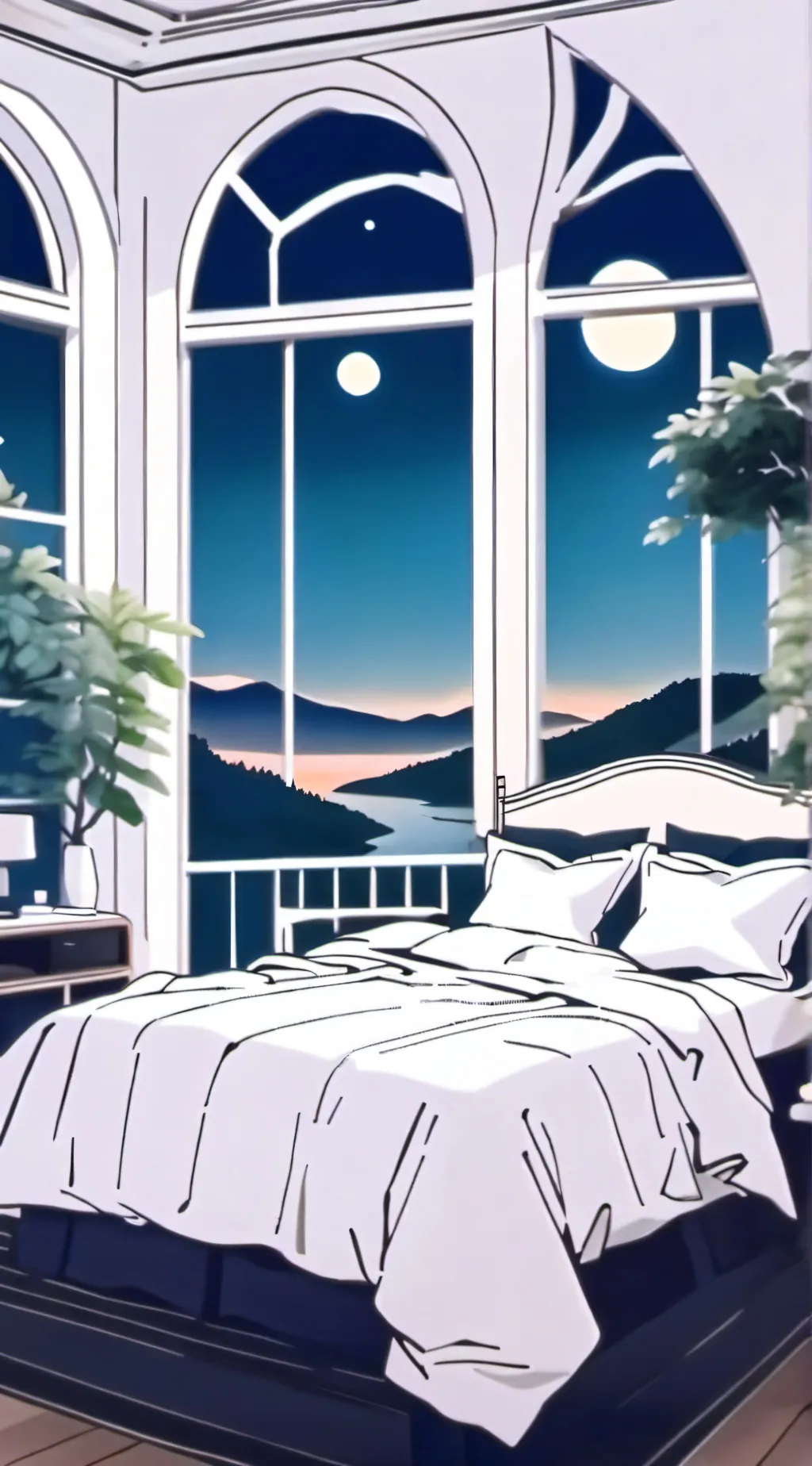 ai character: the sleepover background