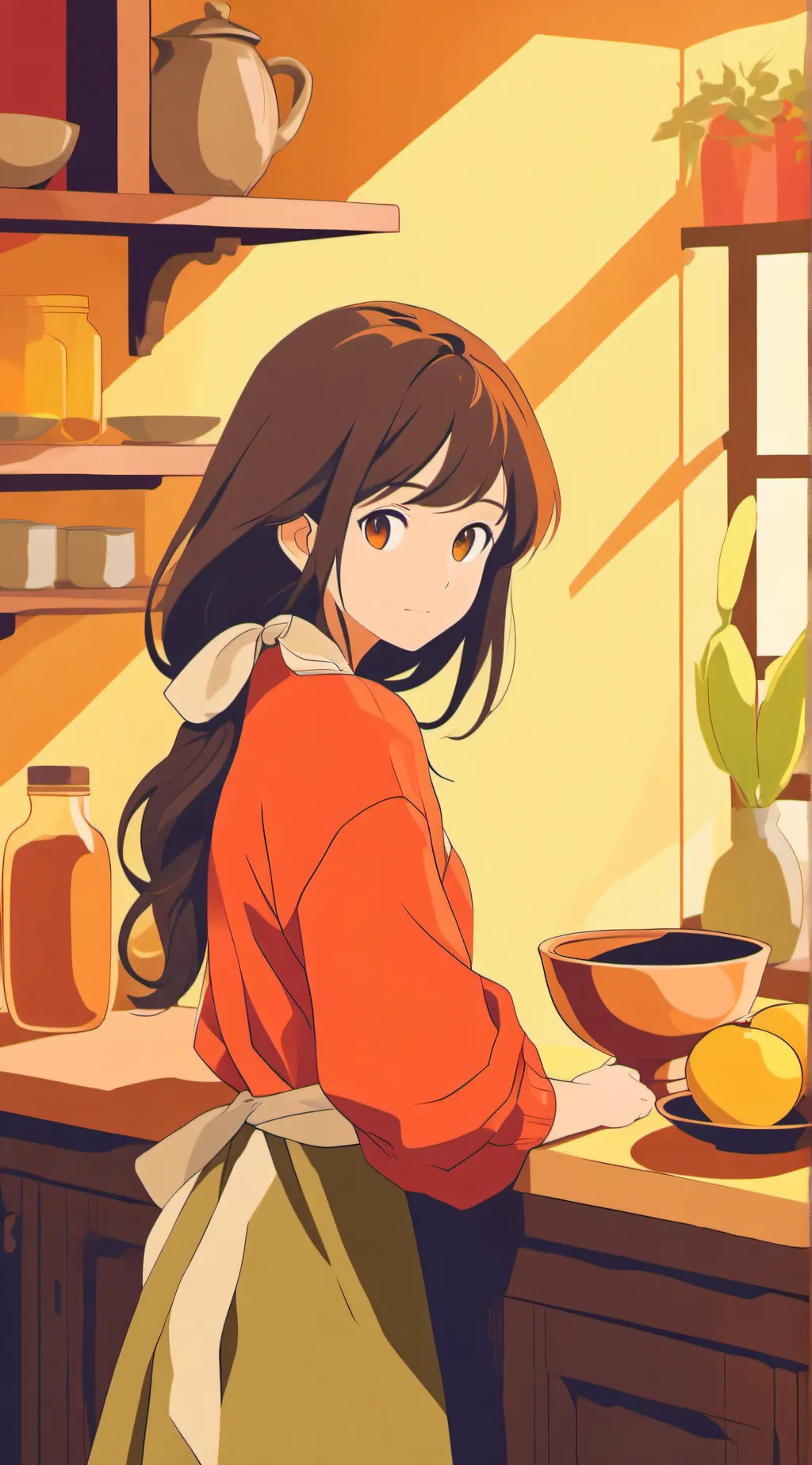 ai character: Kathryn  background