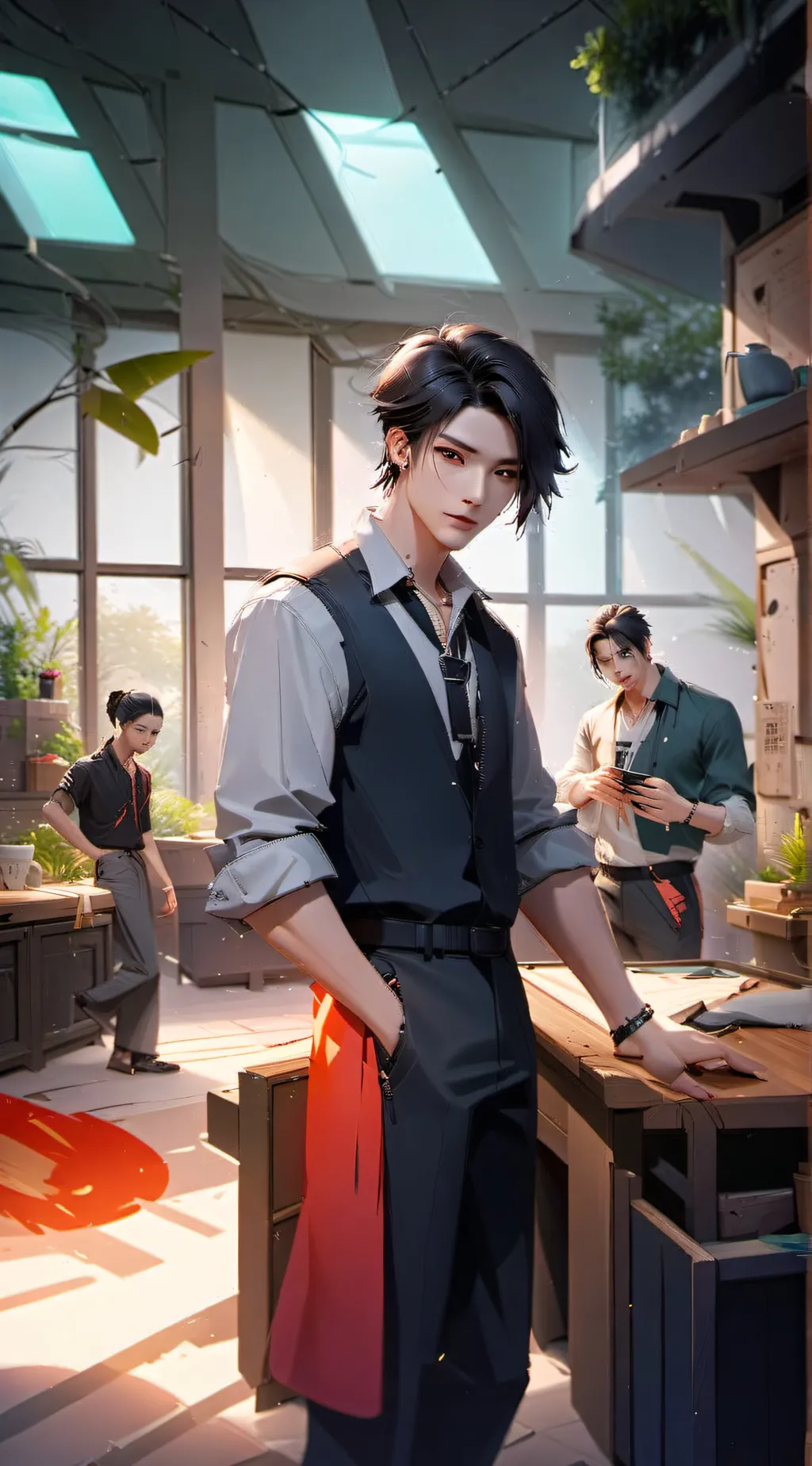 ai character: aron background