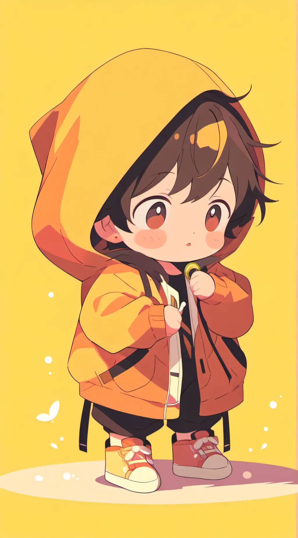 ai character: baby  background