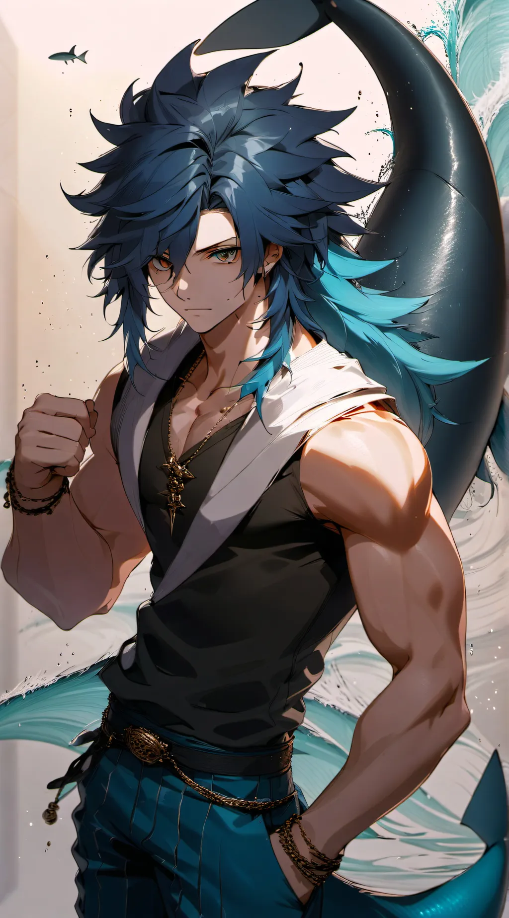 ai character: Neptune  background