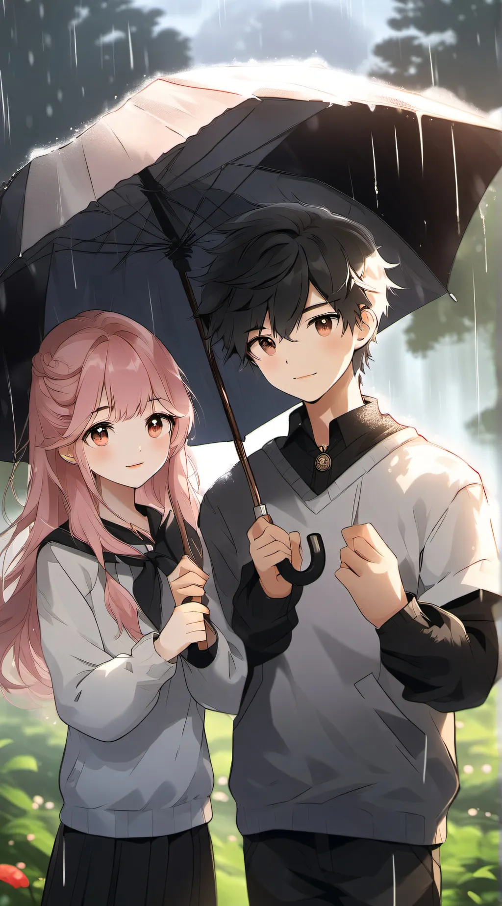 ai character: Rainy Day... background