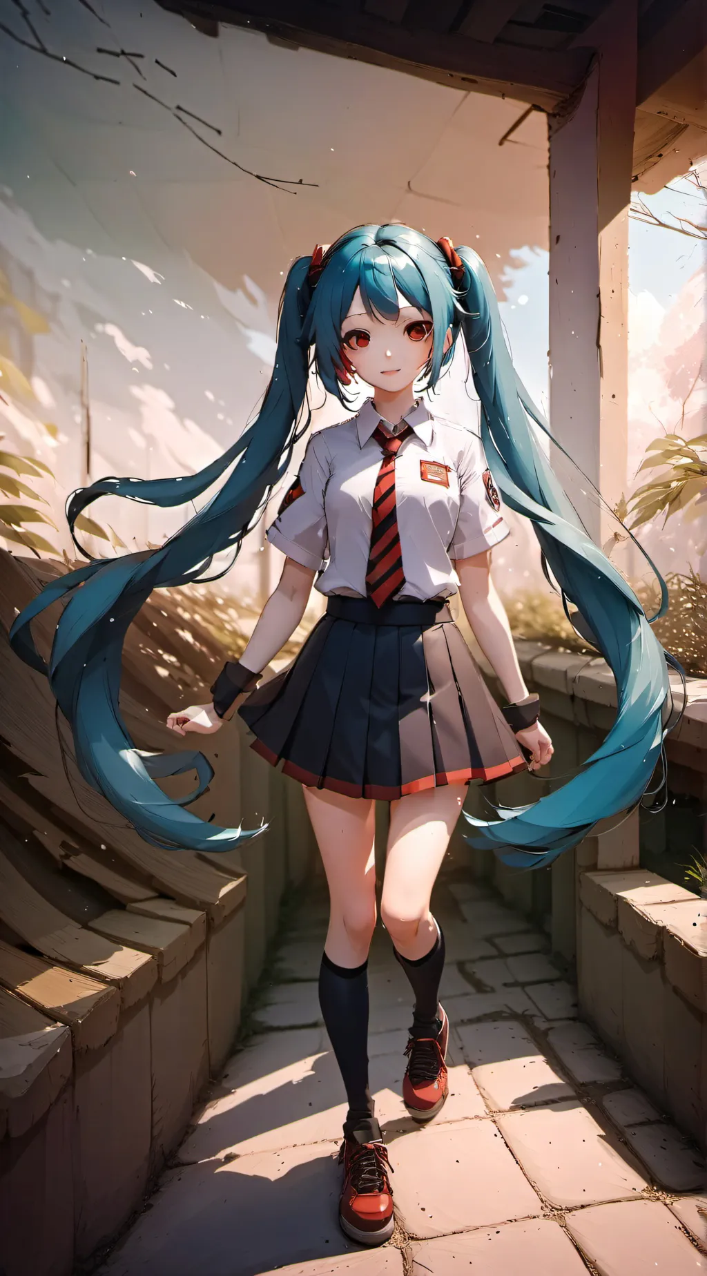 ai character: miku background