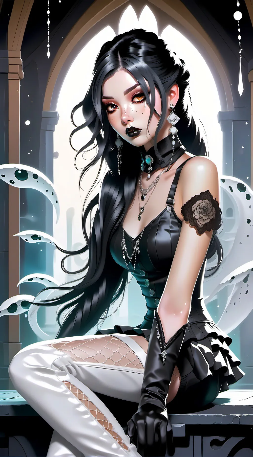 ai character: Avry (kiss zombie) background