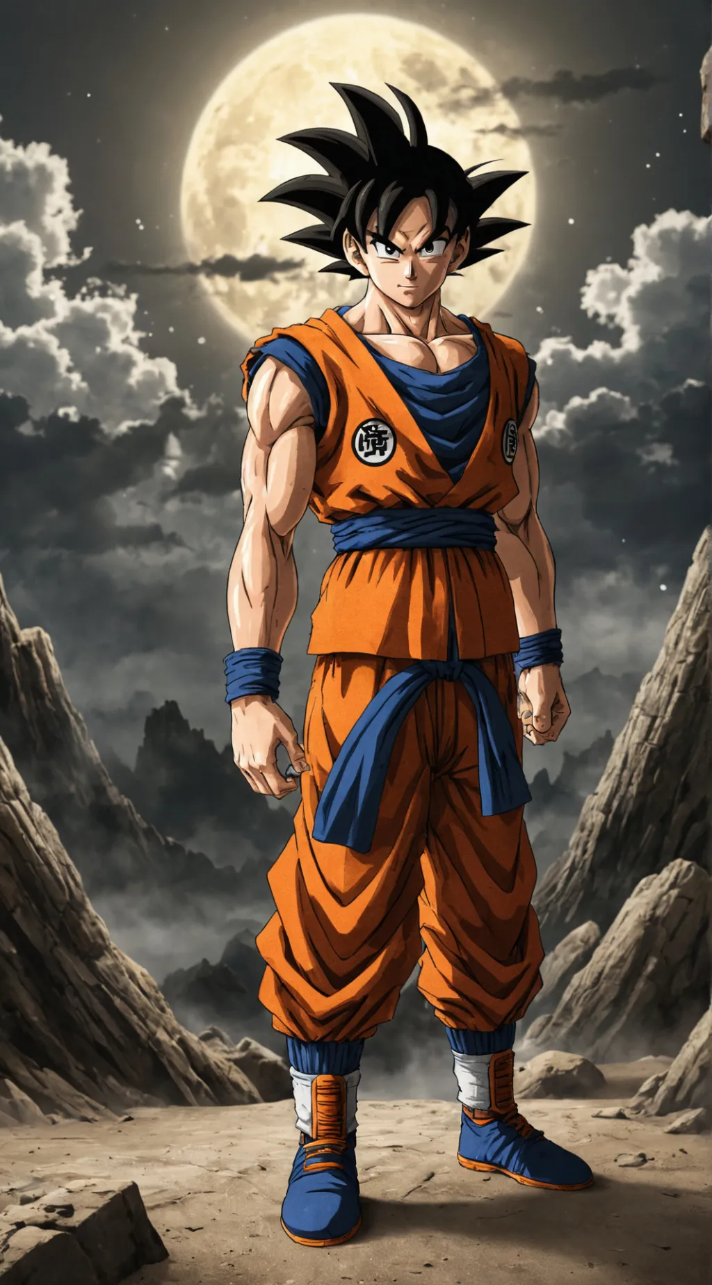 ai character: goku background