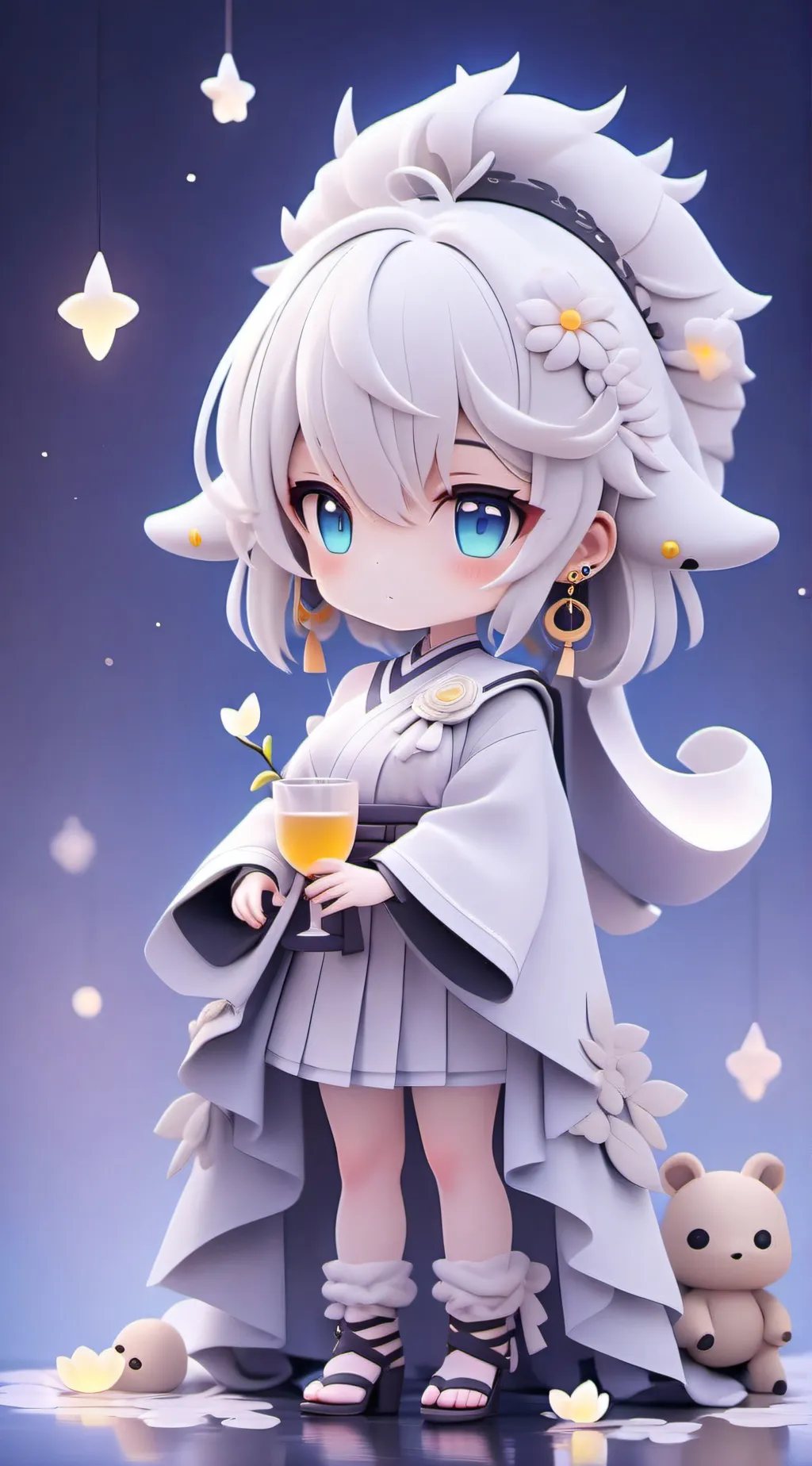 ai character: toga background