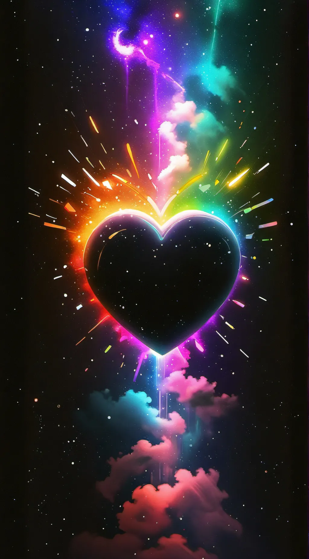 ai character: live hearts background