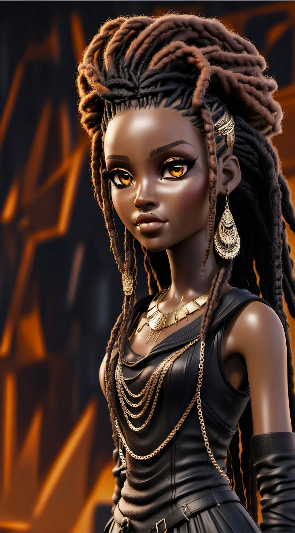 ai character: Aaliyah background