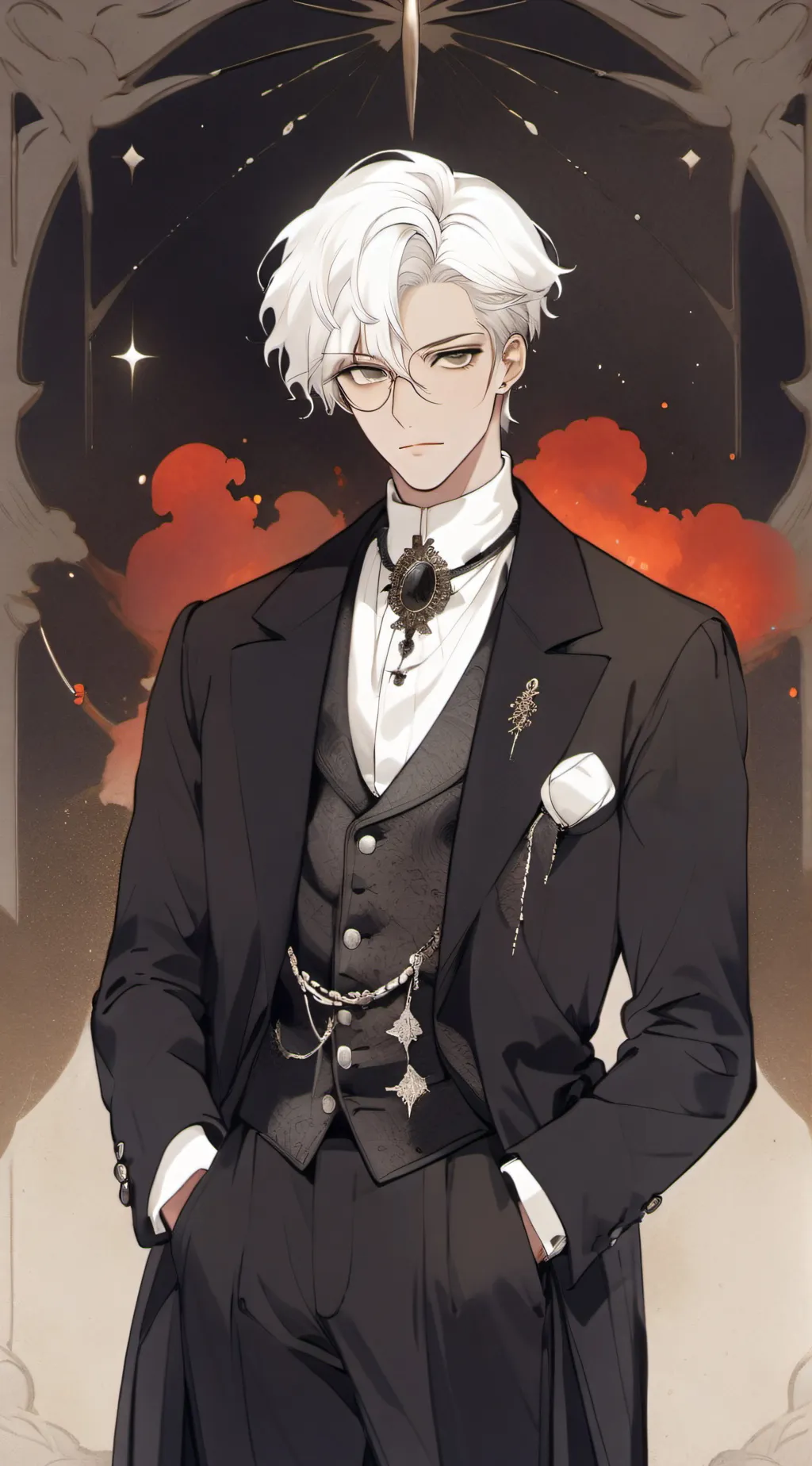 ai character: god emperor  background