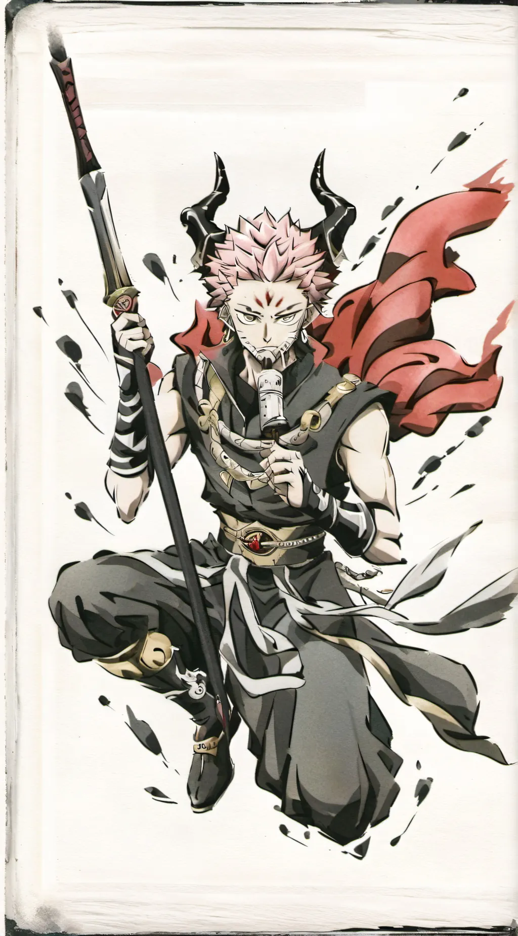 ai character: sukuna  background