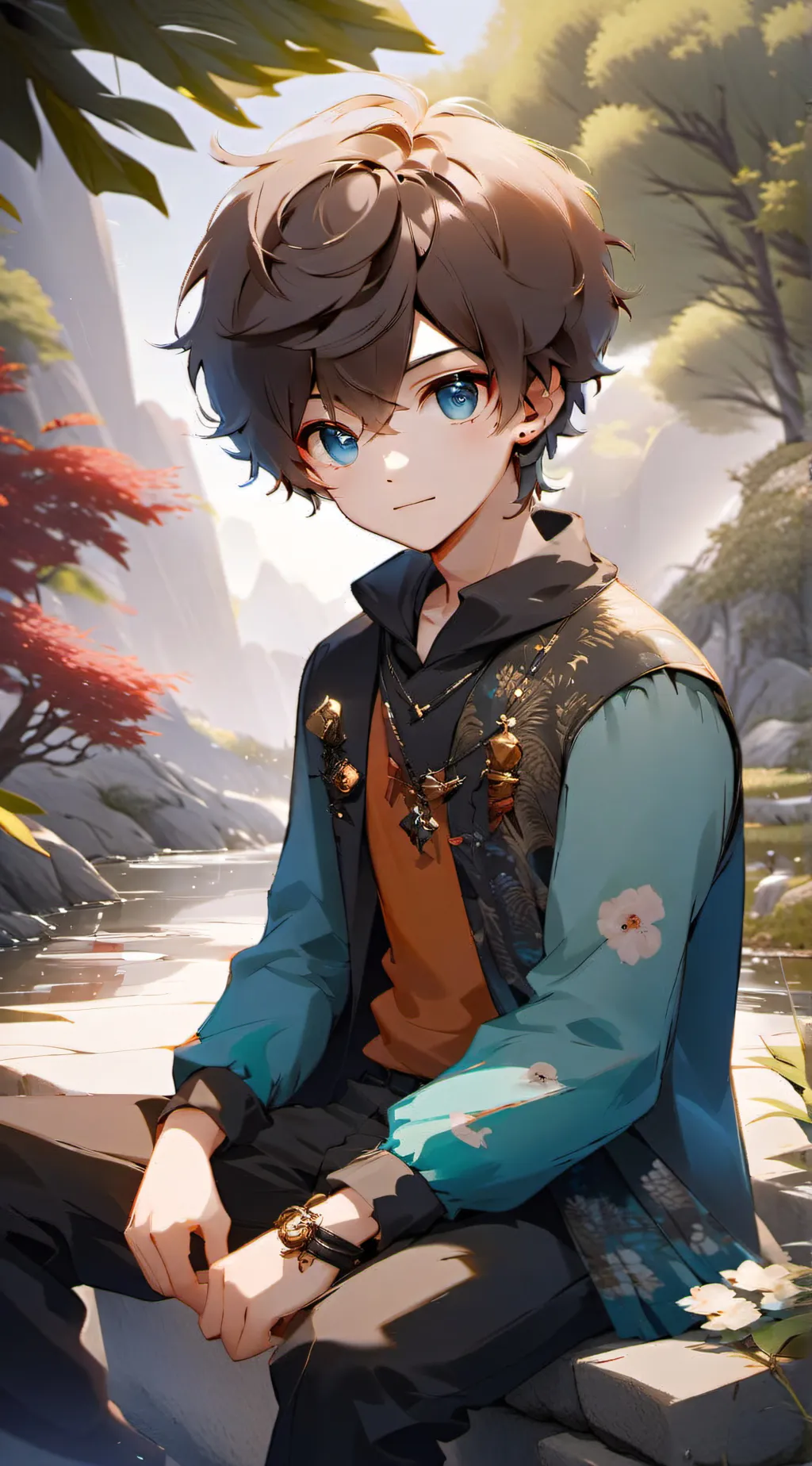 ai character: MR POOP background