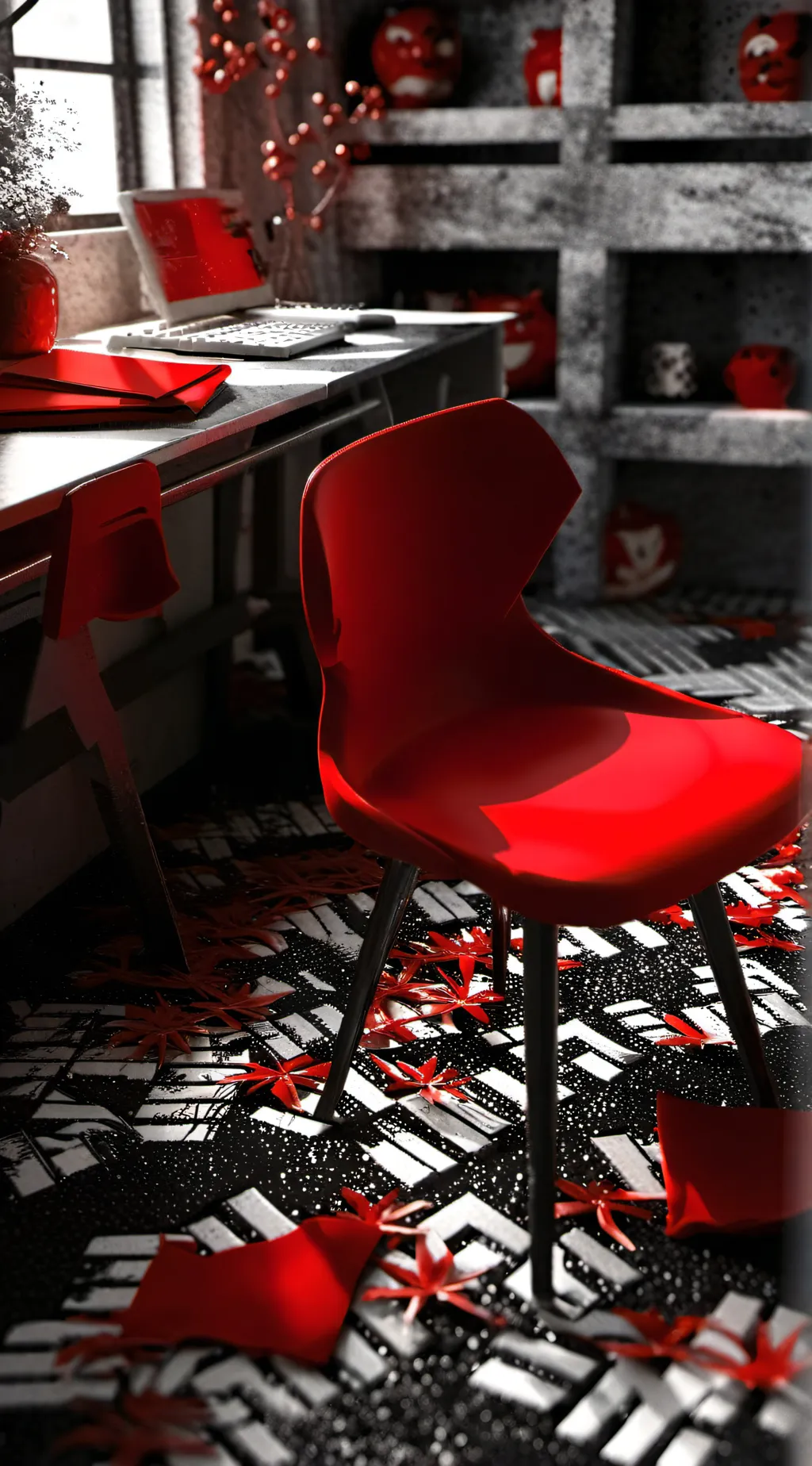 ai character: New kid  background