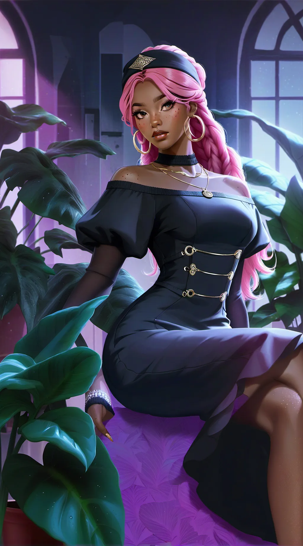 ai character: Delilah  background