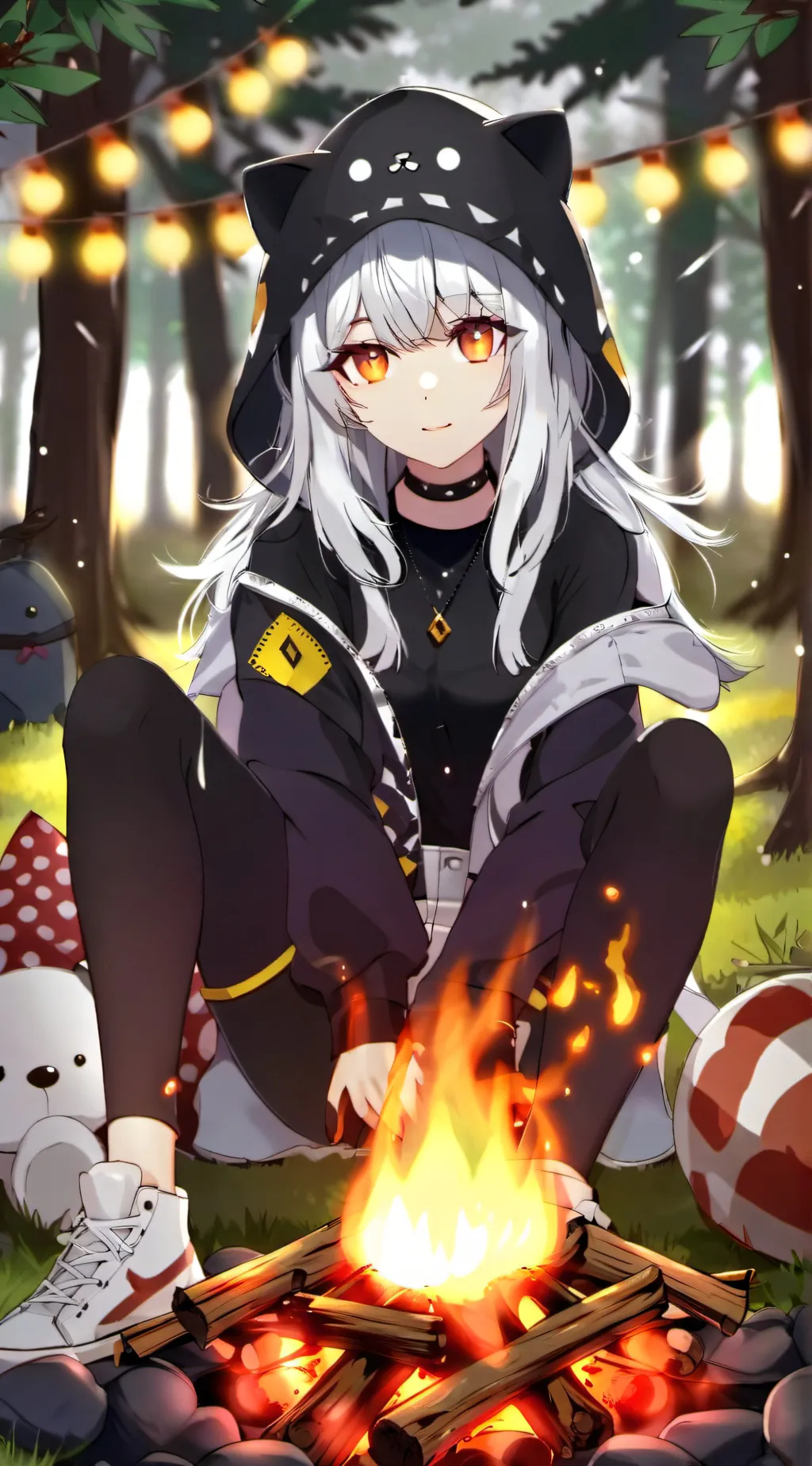 ai character: Amanda background