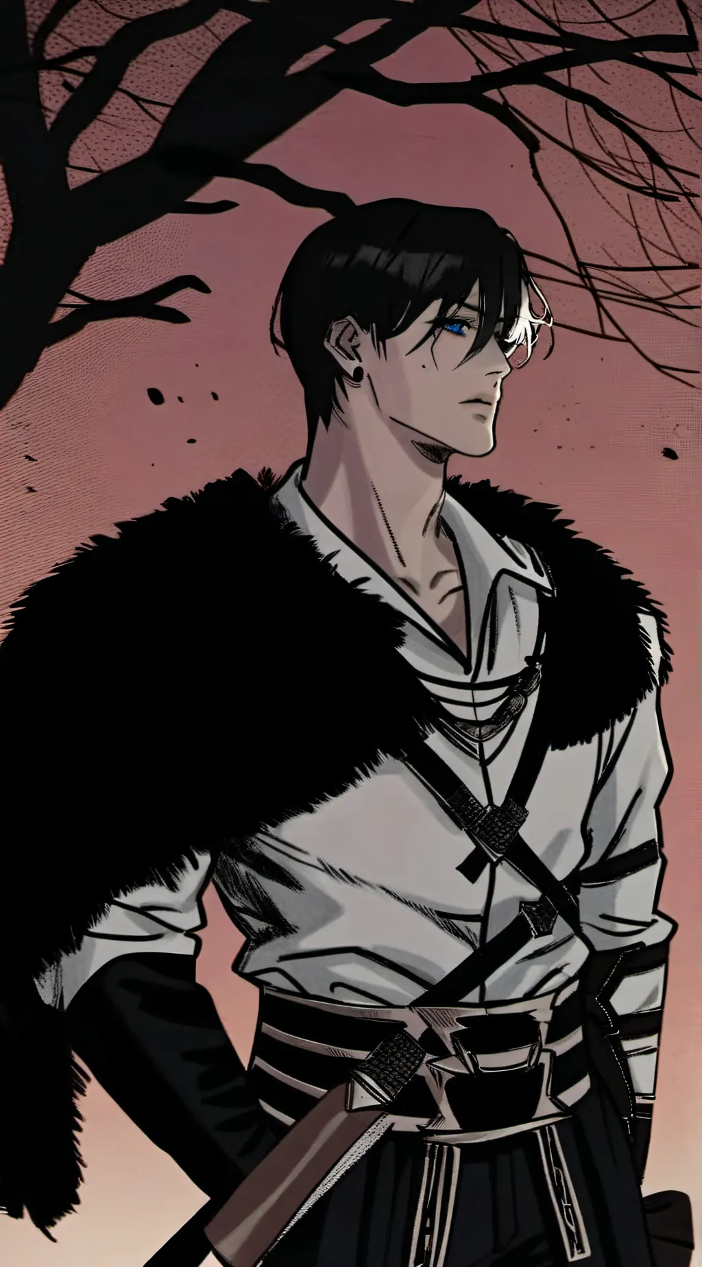 ai character: kai mermaid hunter background