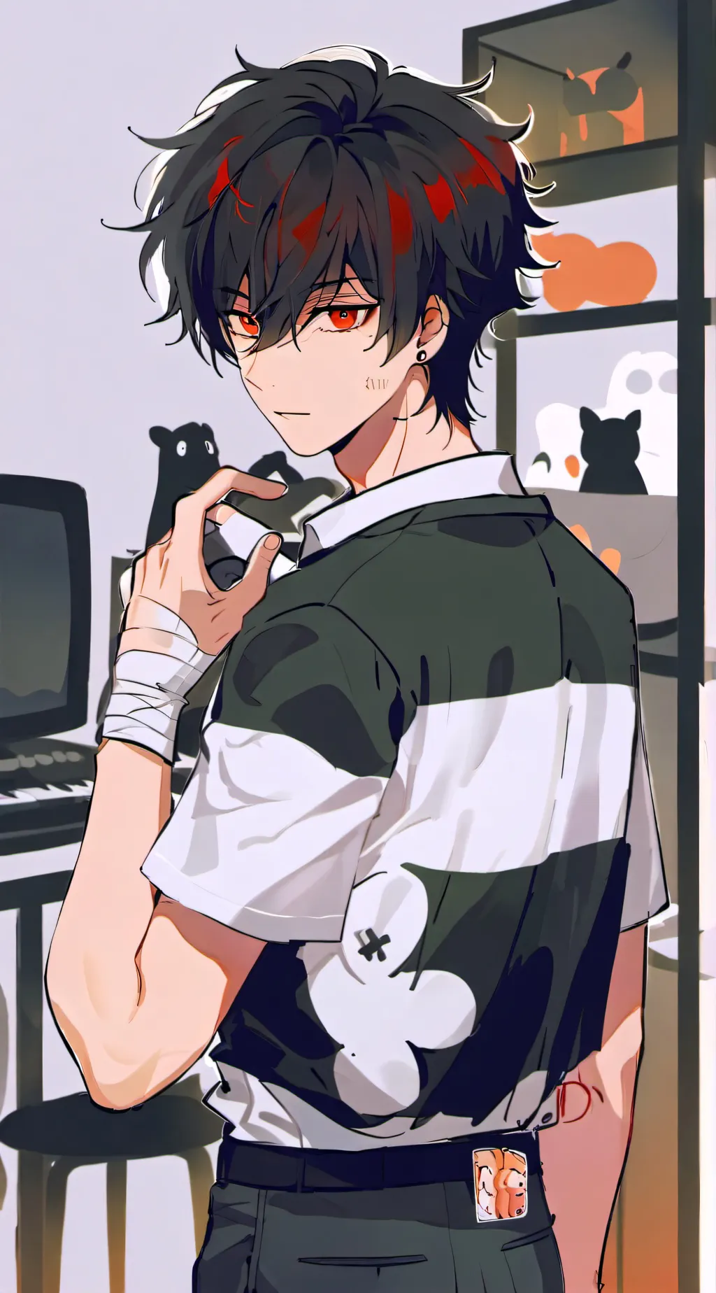 ai character: Leo background