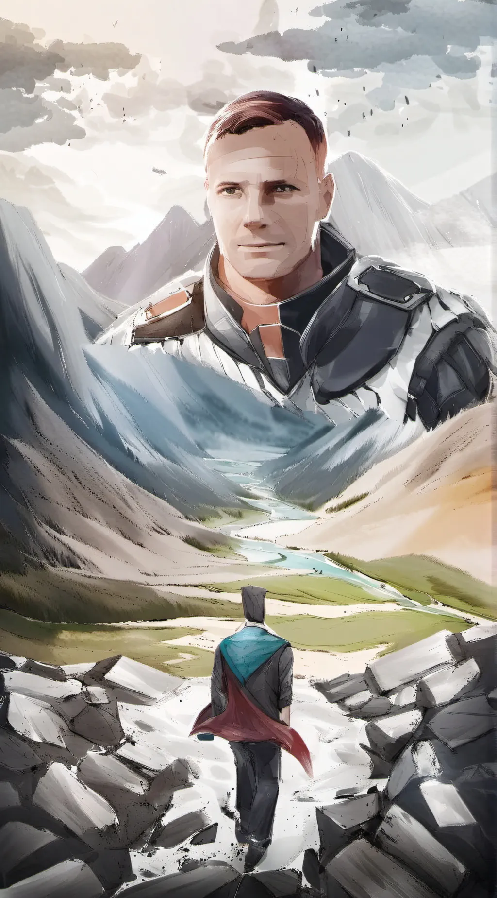 ai character: jace Norman  background