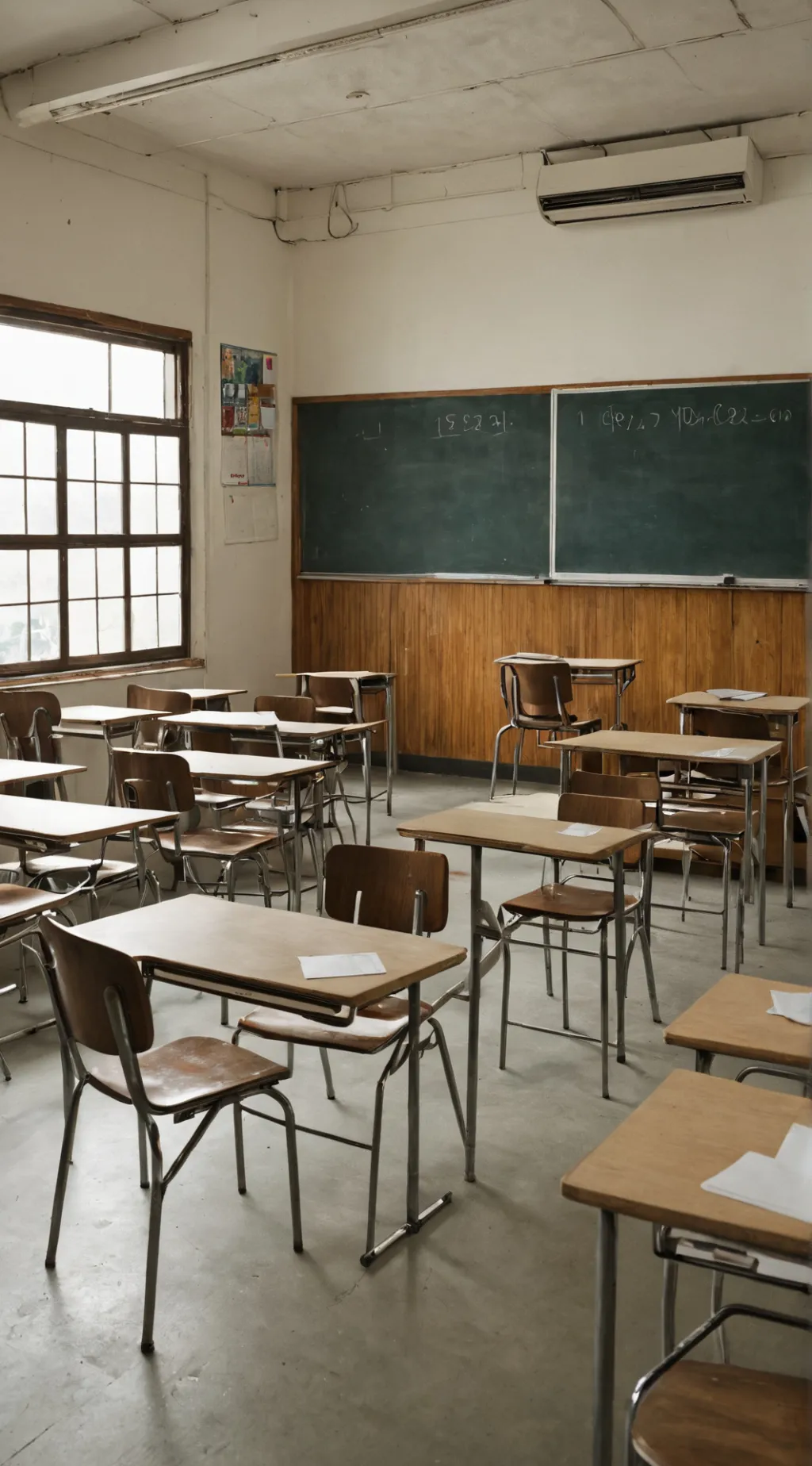 ai character: Classroom background