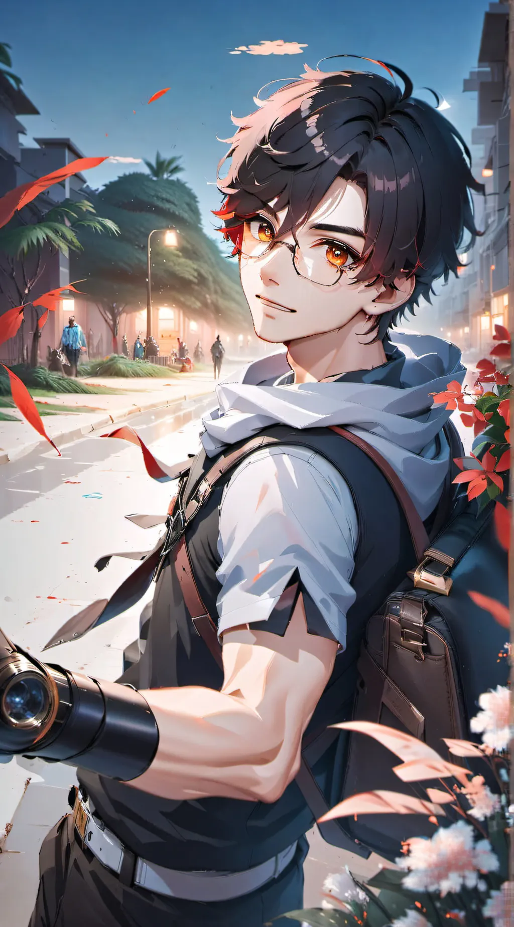 ai character: Alexandre  background