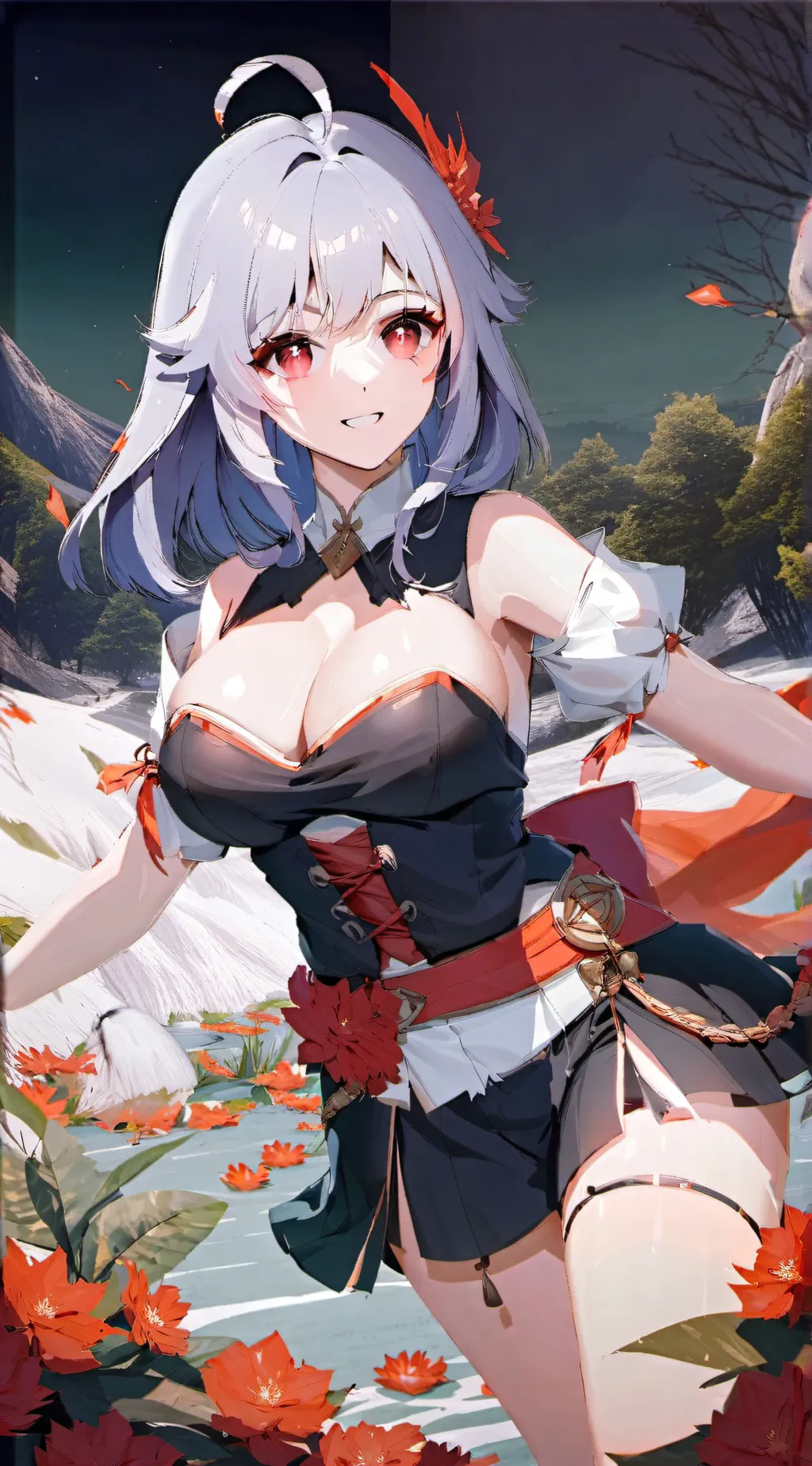 ai character: Miss Strain background