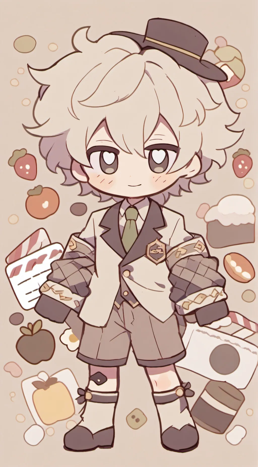 ai character: Glisten(zesty)￼ background