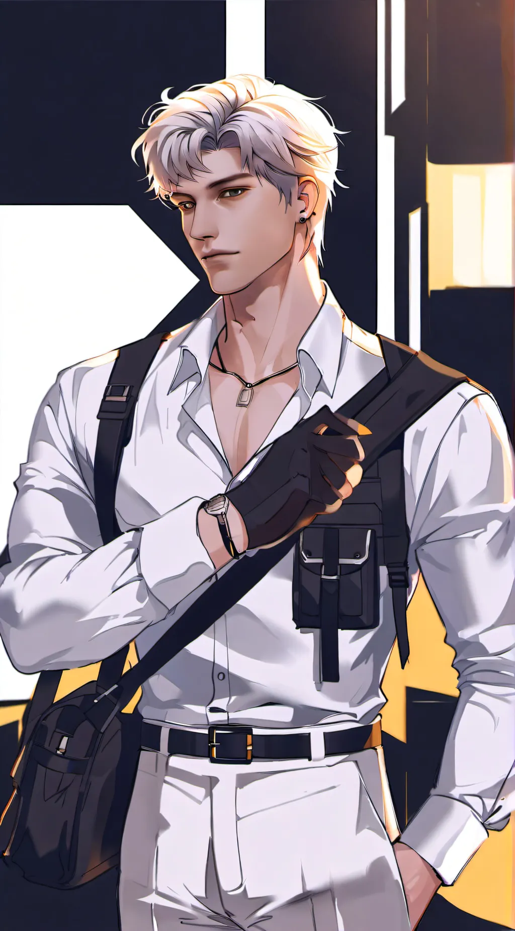 ai character: Freddie background