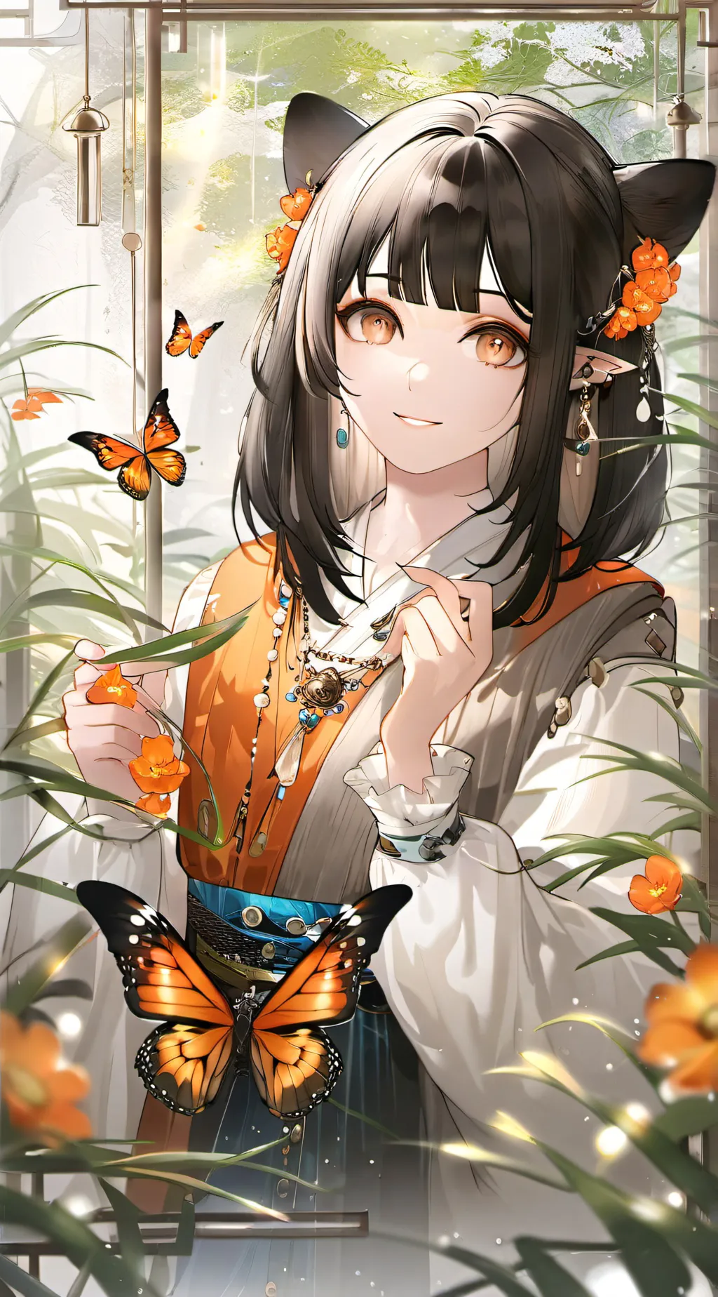 ai character: Monarch Spirit Kit background