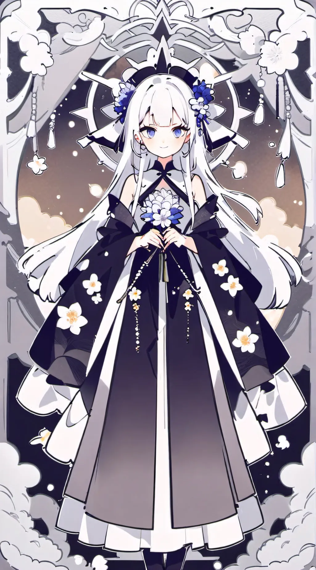 ai character: 夏邱 background