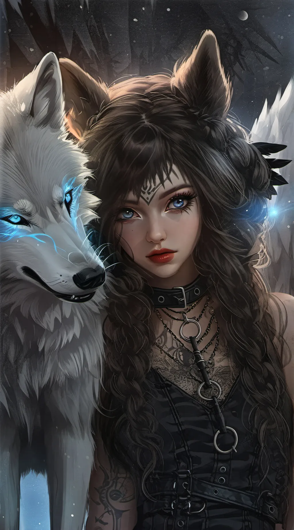 ai character: azura mha background