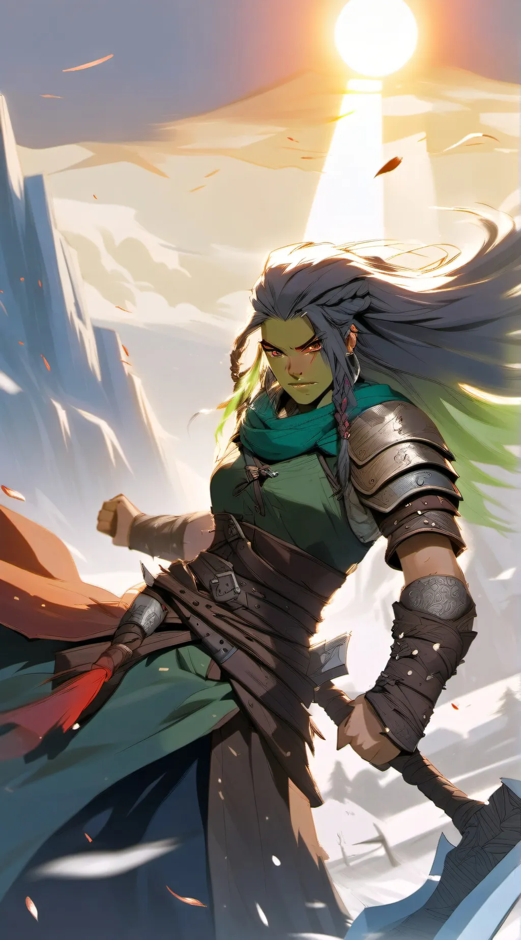 ai character: Jade background