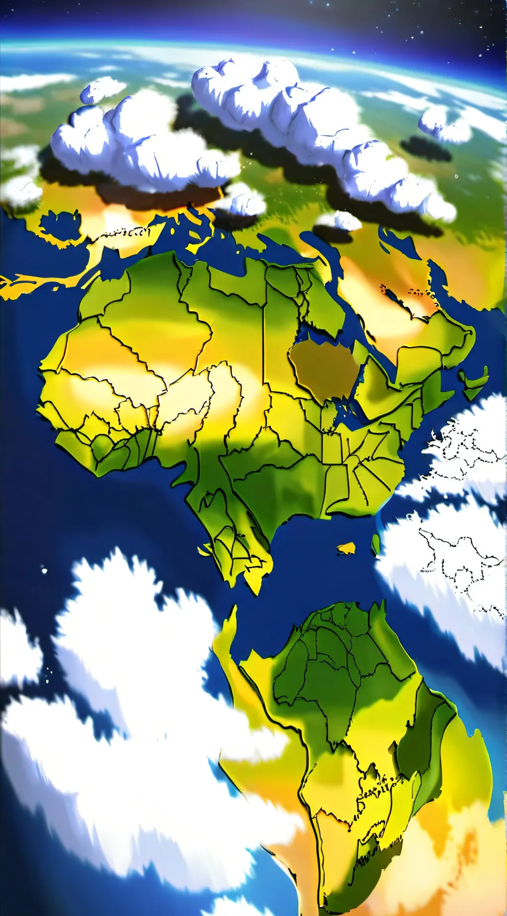 ai character: Earth's own Solar. background
