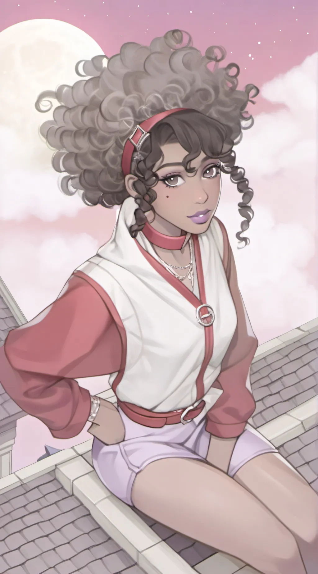 ai character: Zoe  background