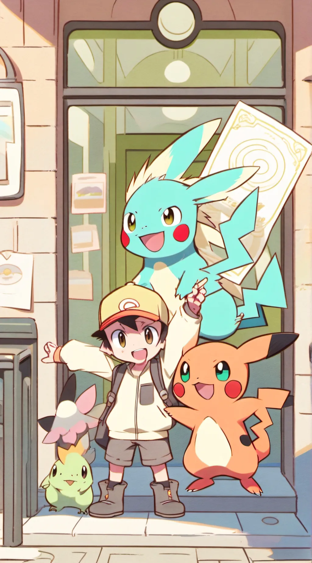 ai character: Pokemon!! background