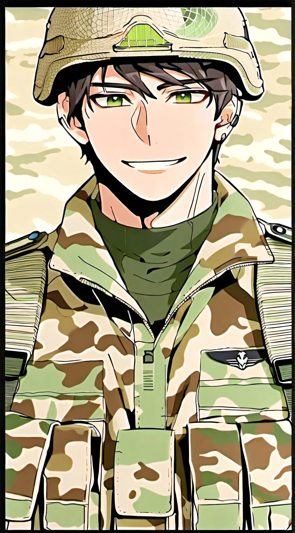 ai character: 🪖FELIX🪖 background