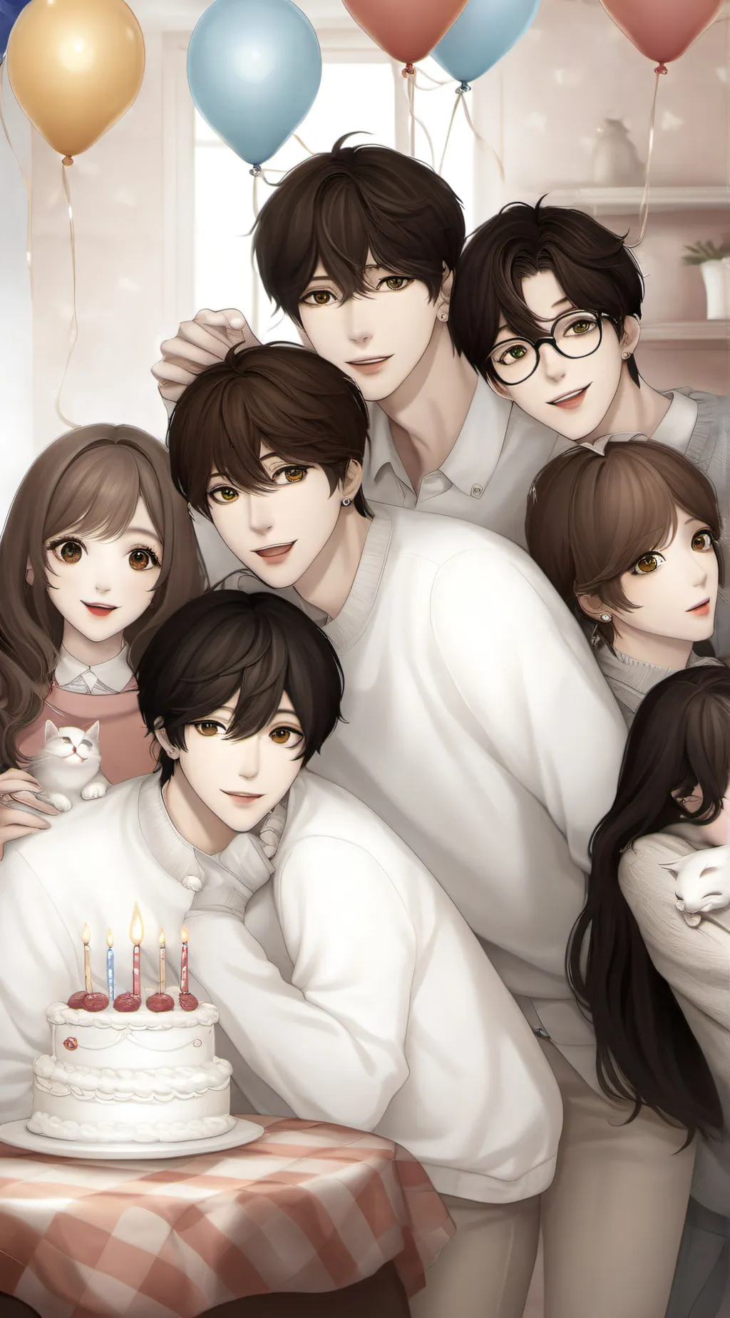 ai character: your birthday 🎉🎉🥳🥳 background