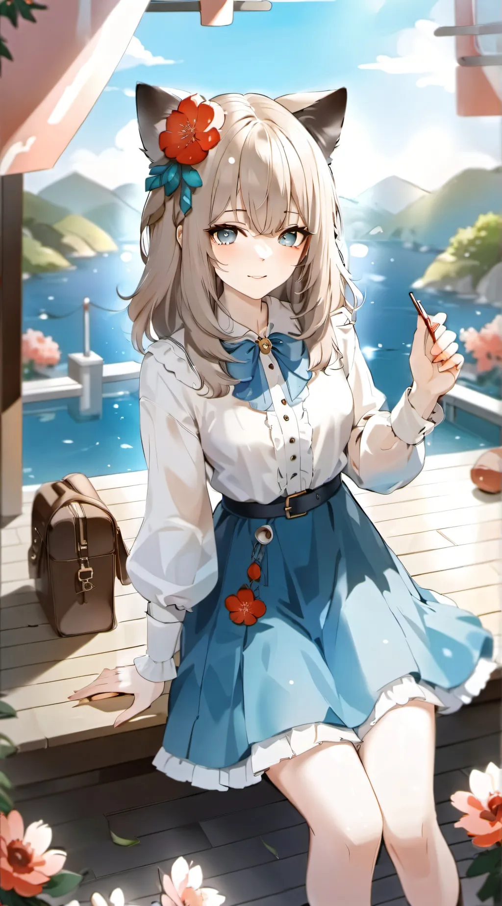 ai character: Aika Hanma background